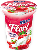 MIZO FLORT LAYERED YOGHURT WITH STRAWBERRY PIECES