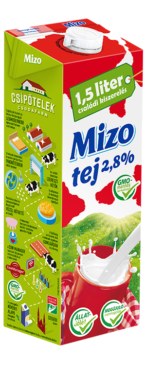 MIZO UHT TEJ 2,8%