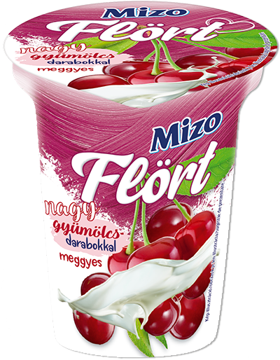 
MIZO FLÖRT YOGHURT WITH CHERRY PIECES