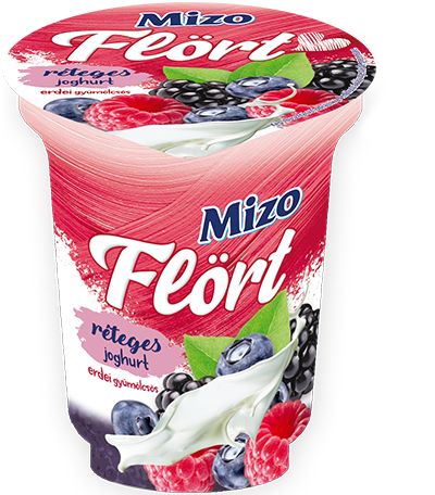 MIZO FLORT LAYERED  YOGHURT WITH FOREST FRUIT
