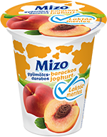MIZO LAKTÓZMENTES GYÜMÖLCSDARABOS JOGHURT BARACKOS